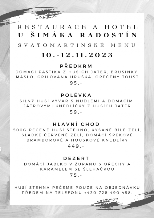 Svatomartinské menu 